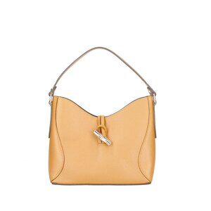 NWT Italian Leather Satchel - Apricot